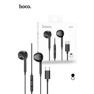 Hoco M101 Crystal USB-C Handsfree - Black